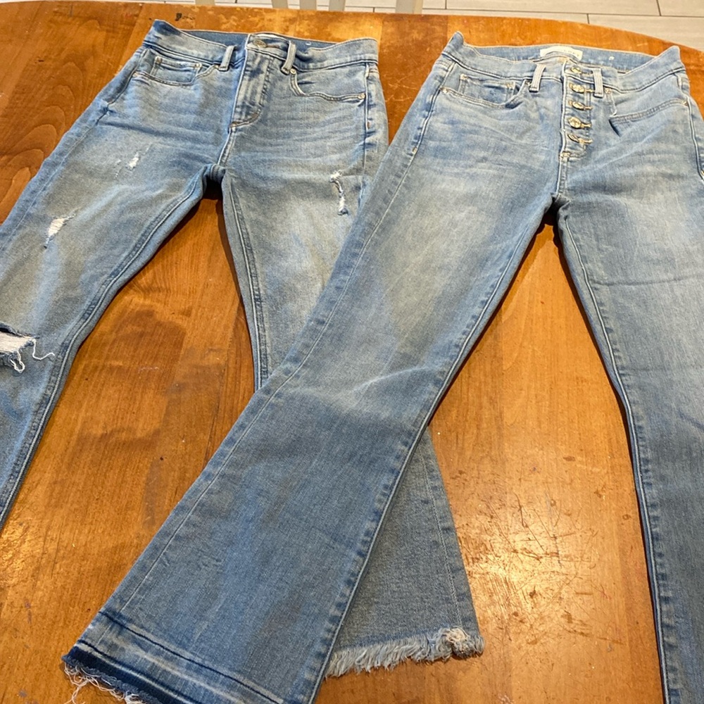 Two pairs of jeans